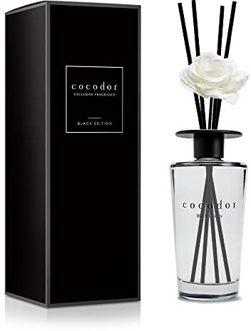 COCODOR Schwarze Edition Diffusor/Schwarzkirsche/500ml/Raumduft, Duftöldiffusoren, Duftstäbchen, Wohnaccessoires & Deko, Aromatherapie