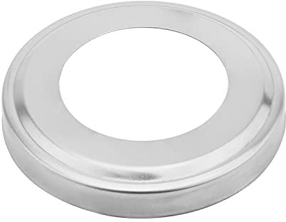 MroMax Escutcheon Plates Replacement Ladder for Pool Handrail Round Stainless Steel 1Pcs 51x88mm(Tube Dia x Base Dia)