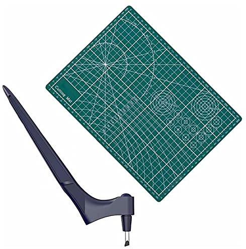 Applyvt Gyro Cutter,Craft Cutting Tools, Handwerk Schneidwerkzeuge, Edelstahl-Bastelmesser, Schneidwerkzeuge Herstellen Craft Mit 360-Grad-Kunstschneiden Für Handwerk, Hobby, Scrapbooking, Schablone