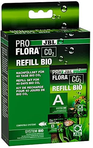 JBL PROFLORA CO2 REFILL BIO, kit de Recharge pour Système de Fertilisation Bio-CO2, Composants A et B