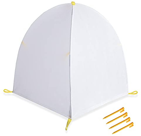 DECOHS 28 x 28 x 33 Zoll Winter Schnee & Frost Abdeckungen mit Pfählen Winter Strauchabdeckung Warm Pflanzenschutz Zelt Schutz Obstbaum Topfpflanzen vor Einfrieren Tieren Essen