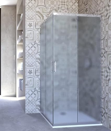 HYDRA Box Doccia angolare Porta Scorrevole 68x72 cm Opaco Serie s