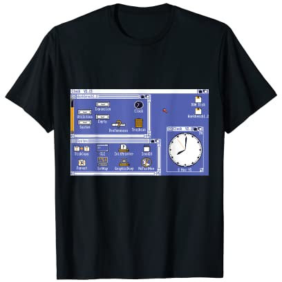 COMMODORE - AMIGA 500 & 2000 : Workbench Desktop Version 1.2 T-Shirt