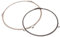 HEMOTON 2 Stück Mikrowelle Drehteller Ring Mikrowellenglas Drehteller Plattenrollenstütze Radring Außendurchmesser 8. 7/ 221Mm