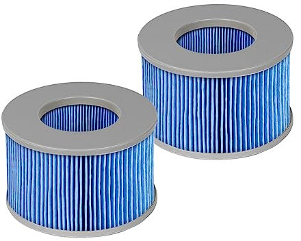 FFyan Lot de 2 filtres de Rechange pour Mspa,pour Whirlpool Filter,ersion améliorée, Filtre pour Bain à remous, Pompe à Cartouche pour spas,pour piscines gonflables - Modèle à partir de 2020