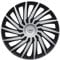 MICHELIN 4 copricerchi NVS KENDO Black Silver, 14 pollici