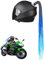 Hayaww Helmet Pigtails Motorcycle Helmet Braids Helmet Braid With Helmet Ponytail Wig MotorradHelm Zöpfe Helmet Ponytail Decoration Helmet Braided Ponytail For Bicycle Motorcycle Scooter Helmet (Blau)