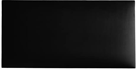 softwalls Wandkissen Samt mit 50mm Polsterung - Bett Kopfteil Wandpolster - Wandverkleidung - Wandpaneele | 60 x 30 Schwarz