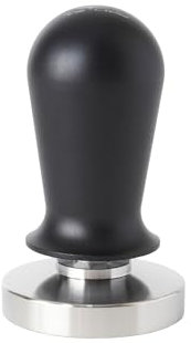 VIA CREMA Calibrated Espresso Tamper 58 mm. Siebträger Tamper - With Spring Loaded Flat Stainless Steel Base (Tamper 58 mm) Kaffeemaschine Siebträger Zubehör