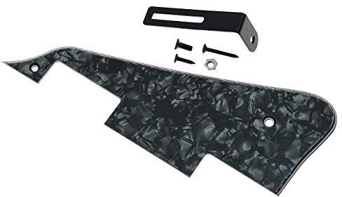 Black LP Guitar Pickguard with Black Bracket for