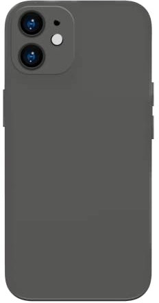 ZCSK iPhone 11 Liquid Silicone Gel Slim 6.1-Inch TPU Case with Camera Lens Protector Shock Proof Rubber Anti Scratch Resistant Bumper Protection Cover Design for iPhone 11 (BLACK)
