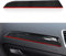 OYDDL Auto Armaturenbrett Aufkleber Cover Kohlefaser Trim Kompatibel mit Audi A4 (2009-2016) B8 S4(2010-2016) RS4(2012-2015) Interieur Zubehör (Dashboard,S)