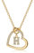 TINGN Kette Gold Kette Mädchen - Gold Kette mit Buchstaben Kette Mädchen Geschenke für Mädchen Kette Gold Damen Mädchen Geschenke Buchstaben H Kette Gold Damen Schmuck Geburtstagsgeschenk für Mädchen
