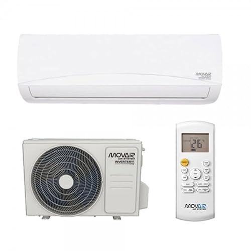 Bilake Aire Acondicionado Split Inverter 3000 frigorías, Bomba de Calor, Frio Calor, A++, A+++, R32 Gas más ecológico con modulo WiFi