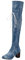 Stivali Donna Estivi Traforati con Tacco Ginocchio Tacchi Alti Stivaletti Stivali Estivi Donna Morbidi Bassi Stivali Gomma Bambina Donna Stivali Stivaletti Ciabatte Donna Estate 1-BU1 38