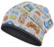 Smarilla Mütze Junge Herbst Übergang Stoffmütze Beanie Kindermütze Allover-Print, Größe: 54-56, Farbe: Grau-Game