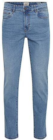SOLID SDRyder Blue 200 Blue 200 Herren Jeans Hose Denim mit Gürtelschlaufen Regular Fit, Größe:W34/30, Farbe:Light Blue Denim (700027)