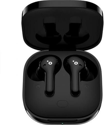 Sunstech Auriculares Bluetooth, Wavepods Move, Auriculares Inalámbricos Bluetooth 5.1 con Micrófono y Control Táctil, 40 Horas de Reproducción con Estuche de Carga, Impermeables IPX5