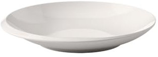 Villeroy & Boch 10-4264-2701 NewMoon Schale flach, Schüssel zur stilvollen Präsentation von Speisen, Premium Porzellan, weiß, spülmaschinengeeignet, Porcelain