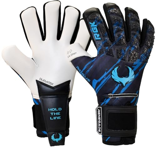 Renegade GK Limitierte Auflage Rogue-Torwarthandschuhe Fingerschutz (Größen 6-11, Level 4+) 4+3MM Giga Grip | Nur 1500 für jeden Stil hergestellt | Torwarthandschuhe Herren, Erwachsene, Jungen, Kinder