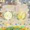 HOWAF Windlicht Tischdeko Geburtstag Deko, Windlicht Kommunion Konfirmation Taufe Ostern Deko, Schön DASS Du Da Bist Geeignet für Teelichter oder Kerzen (60 Geburtstag)