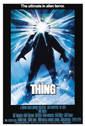 AhCor Filmposter The Thing 1982 (12), Leinwand-Poster, Schlafzimmer, Dekoration, Sport, Landschaft, Büro, Raumdekoration, Geschenk, ungerahmt, 40 x 60 cm