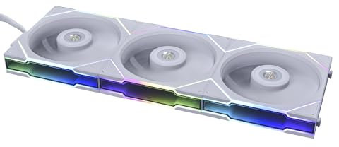 Lian Li UNI FAN TL Series Reverse Blade Lüfter, 3er-Pack inkl. Controller - 120mm, weiß