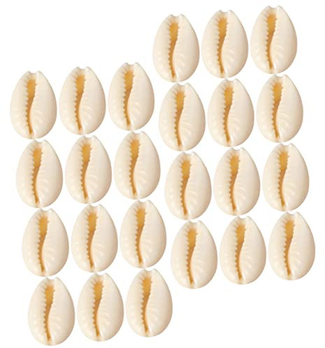 Operitacx 100 Stück Ohrringe DIY Muschelperlen Muschelformen Aquarium Meer Dekor Vase Dekor Landschaft Ornament Dekor DIY Wanddekoration Strandschmuck Muschelperlen Dekorationen