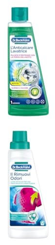 Bundle of Dr. Beckmann Il Pulitore Lavatrice all'aceto| 250 ml + Dr. Beckmann Il Rimuovi Odori | Rimuove gli odori ostinati e persistenti | Per un bucato sempre fresco | Piacevole fragranza | 500 ml