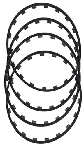 KLZWCP Felgenschutzring 16-20 Zoll Universal-Reifenfelgenschutz, 4er-Set Autofelgen Kantenschutz Schutzring Anti Kollisions Anti Kratz Auto Refit Zierleisten Kit(Size:19 inch,Color:Schwarz)