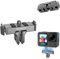 REYGEAK Support à changement rapide pour GoPro Hero 13, tête en aluminium avec vis 1/4, gris titane