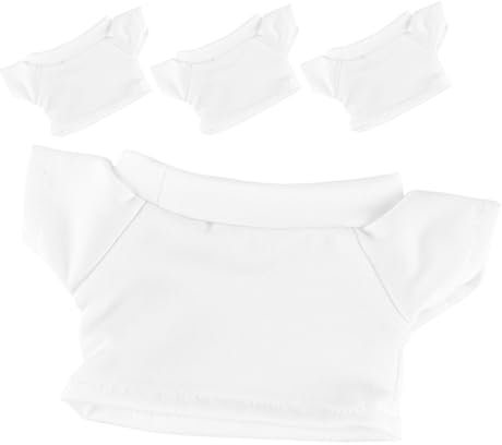 Amosfun 4stücke Teiliges Bärenoutfit Weiche T-Shirts Für Plüschtiere Dekorative Kleidung Für Bärenpuppen Robuste Und Langlebige Puppenbekleidung Für Partys Und Alltagsgebrauch