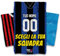 Babloo Coperta in Pile Plaid per Tifoso Personalizzabile con Colori Squadra di Calcio del Cuore Personalizzato con Nome e Numero (100X150cm)
