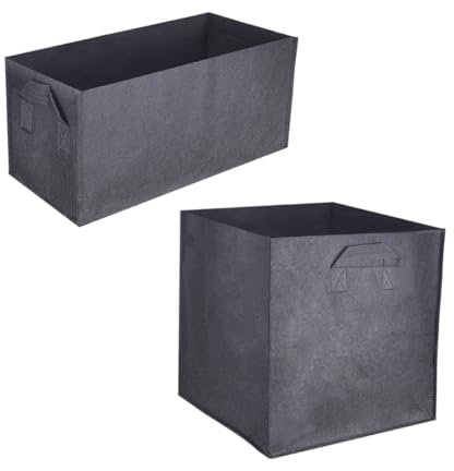 WEKADRIN Bolsas De Cultivo No Tejidas Macetas De Tela De Aireación 2 Bolsas para Jardín