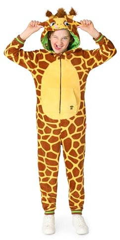 OppoSuits Kinder Einteiliger Pyjamas - Tier Strampler - Giraffe Onesie - Braun