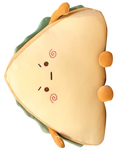 VICASKY Plüsch Sandwich-umarmungskissen Mit Cartoon-Muster Süße Puppen Für Junge Mädchen Lustige Dekoration Und Spielzeug Geschenk Für Kleine Junge Mädchen