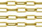 FSLiving hannger Kette Edelstahl, 15mm*35mm Metall Rundgliederketten,Gold Edelstahl Kette Metall 6 Meter für Kette Hängesessel, Absperrketten Lampenkette