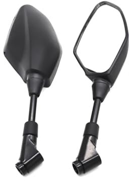 Rückspiegel Spiegel 1 Paar Universal Spiegel Für Aprilia Pegaso 650 Dorsoduro 750 Für Geschwindigkeit Für Für Suzuki SV 400 8 10MM Motorrad Rückspiegel Lenkerendenspiegel