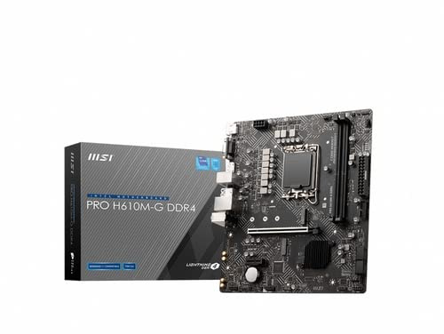 Mainboard mATX Pro H610M-G, DDR4, Sockel 1700, ideal für den BAU von Hochleistungs-Desktop-PCs.