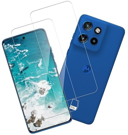 Joywing für 2 Stück Motorola Edge 50 Neo Panzerglas, für 9H Härte Schutzfolie Motorola Edge 50 Neo 5G Glas Folie, Hohe Empfindlichkeit Displayschutz Ultra-Klar Schutzglas
