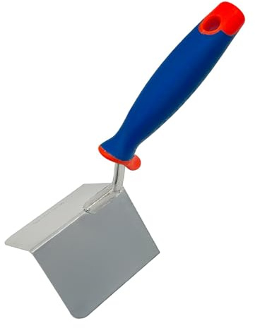 Außeneckenkelle Rostfrei Edelstahl 80 x 60 mm, Kantenkelle Eckenkelle Außen Kantenkelle Eckspachtel 90° Winkel Außeneck-kelle Eckenspachtel Eckkelle