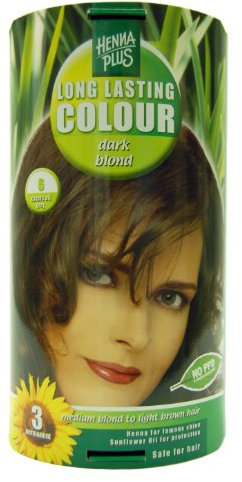 Hennaplus 49139 Long Lasting Colour 6 Dark Blond