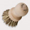 HOFMEISTER® Brosse à casseroles en Bois, Poils naturels Union-Fibre, dissout salissures importantes, protège revêtement Anti-adhésif, 8 cm