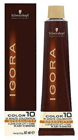 Schwarzkopf IGORA Color10 Speedlift+ - 11-45 Premiumblond Beige Gold, Tube 60 Ml
