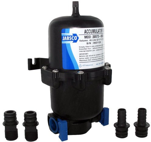 Jabsco Mini réservoir d'accumulateur, Noir 30573-0003