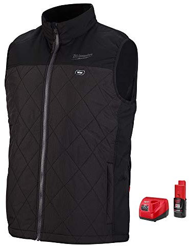 Milwaukee M12 Mens Heated AXIS Vest Kit - Black - Medium