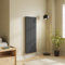 NRG 1500x560 Traditional Colosseum Cast Iron Bathroom Radiator Anthracite 3 Panel