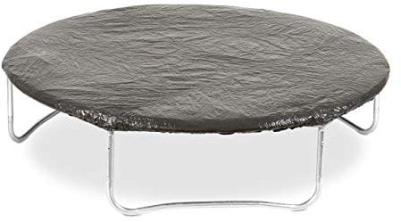relaxdays Housse de Protection pour Trampoline Ø 427 cm Bâche pluie vent jardin intempéries poussière, noir Jeunesse unisexe, 0.10 x 427.00 x 427.00 cm