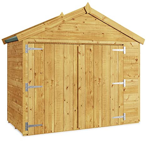 BillyOh Tongue and Groove Apex Bike Store, Mini Master Bike Shed with Floor and Roof (3X6)