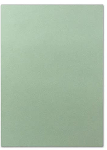 50 DIN A5 Papier-bögen Planobogen - Eukalyptus - 240 g/m² - 14,8 x 21 cm - Bastelbogen Ton-Papier Fotokarton Bastel-Papier Ton-Karton - FarbenFroh